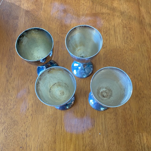 International Silver Co. Classic Silver Goblets set of 4 - Picture 7 of 7